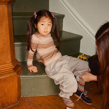 ★DROP2★2026AW★Misha & Puff ミーシャアンドパフ ZUZU PANT MARINE BLUE CELEBRATION K5235F26-1DD